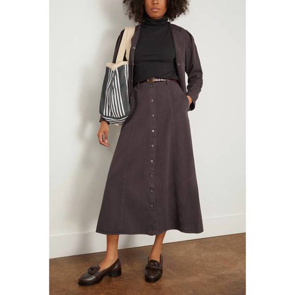 XiRENA Skirts New Xirena Spence Skirt In Vintage Black Poshmark